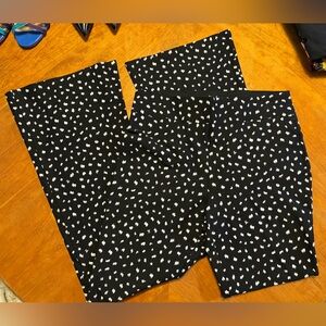 Investments Black and White Boot Cut Pants